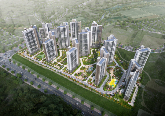 호반써밋 라프리미어 조감도  [호반건설]